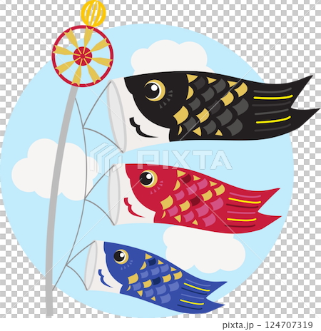 こいのぼり 124707319