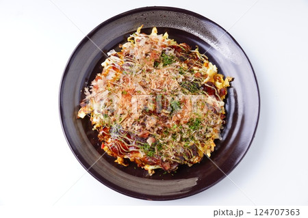 豚玉 お好み焼き 豚玉 お好み焼き 124707363