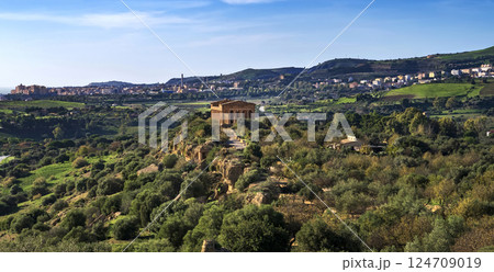 Valley of Temples near Agrigento, Sicily, Italy 124709019