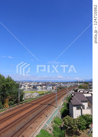東海道本線 山崎長岡京間の線路 東海道本線 山崎長岡京間の線路 124710862