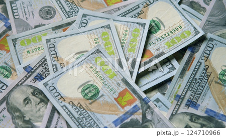 Stacked Dollars Experiencing Wealth Abundance Through Currency and Financial Assets Stacked Dollars Experiencing Wealth Abundance Through Currency and Financial Assets 124710966