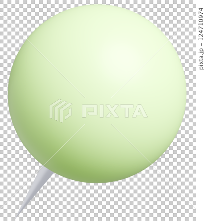 3D background material_thumbtack_yellow-green 3D background material_thumbtack_yellow-green 124710974