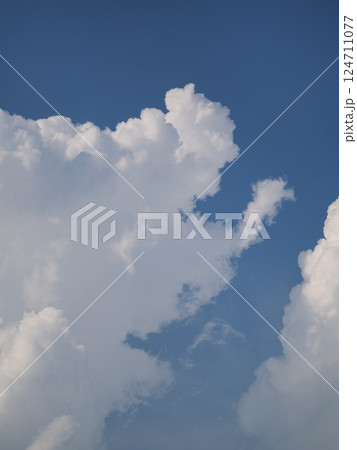 空に浮かぶ雲を見ていると何かに見えてくるよね 空に浮かぶ雲を見ていると何かに見えてくるよね 124711077