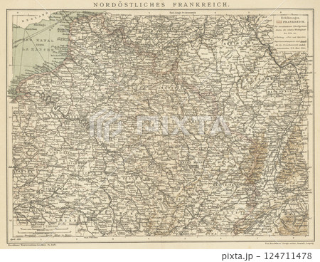 20世紀初期　世界地図　フランス 124711478