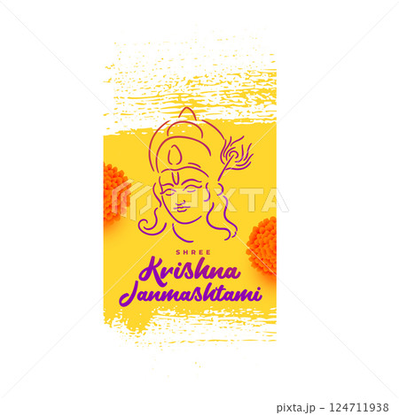 lord krishna janmashtami festival wishes greeting 124711938