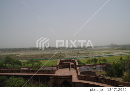 インド 世界遺産アグラ城塞 インド 世界遺産アグラ城塞 124712922