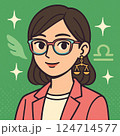 天秤座女子（眼鏡） 124714577