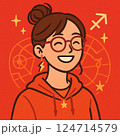 射手座女子（眼鏡） 124714579