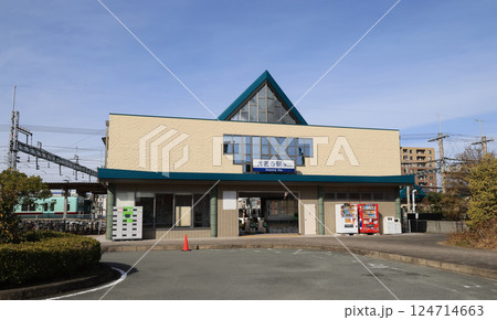 西鉄 大善寺駅の駅舎 西鉄 大善寺駅の駅舎 124714663