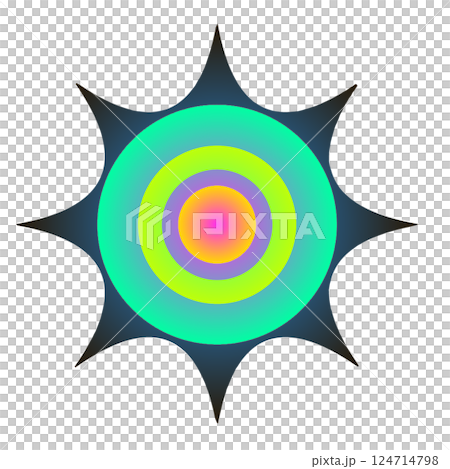 Mysterious logo Mysterious logo 124714798