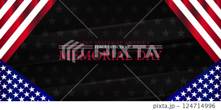 Never Forgotten Honoring Peace Officers on Memorial Day in the USA 124714996