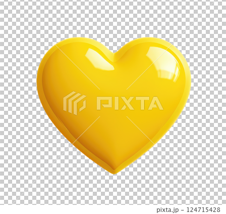 Yellow Heart 124715428