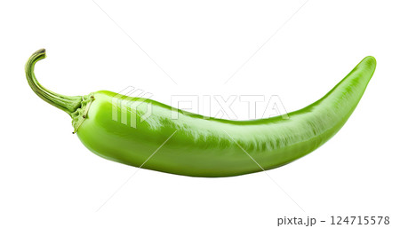 Green Hot Chili Pepper 124715578