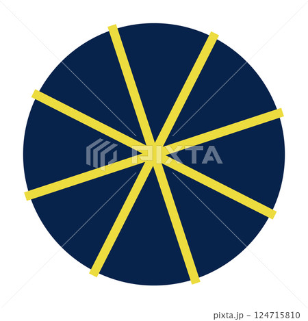 Colorful pie chart set with divided sections, circular infographic elements, geometric data visualization wheel, segmented diagram for statistics. Flat vector illustration isolated Colorful pie chart set with divided sections, circular infographic elements, geometric data visualization wheel, segmented diagram for statistics. Flat vector illustration isolated 124715810