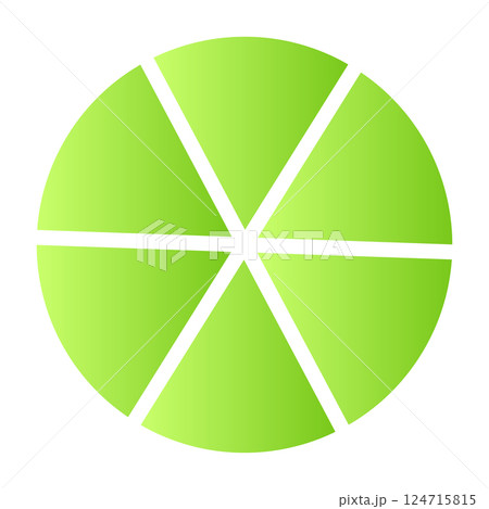 green 3D pie chart infographic, percentage donut diagram with divided sections, business analysis graph. Flat vector illustration isolated green 3D pie chart infographic, percentage donut diagram with divided sections, business analysis graph. Flat vector illustration isolated 124715815