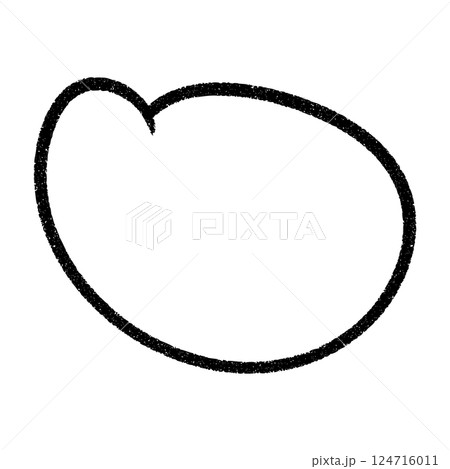 Organic blob shapes with irregular fluid forms. Abstract round spots and liquid bubble figures. Flat vector illustration isolated on white background. 124716011