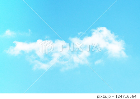 青空と白い雲 青空と白い雲 124716364