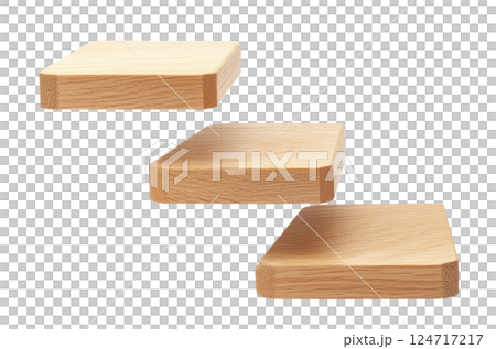Wooden Steps Wooden Steps 124717217