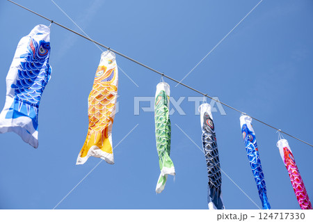 こいのぼり 鯉のぼり 5月5日 こどもの日 行事 5月 イメージ 124717330