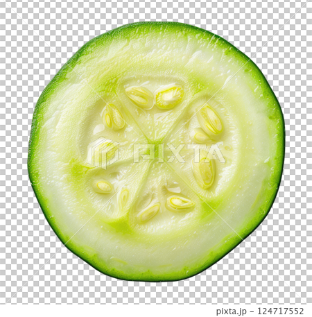 Slice of Zucchini 124717552