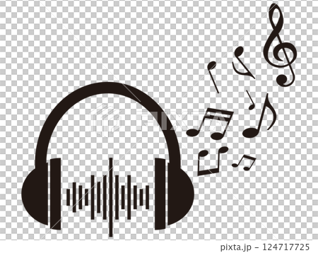 ヘッドフォン 124717725