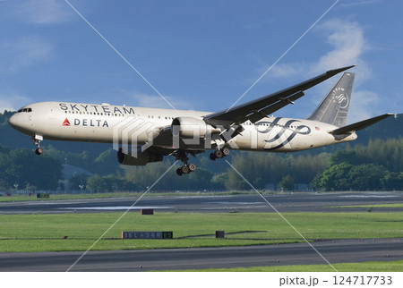 デルタ航空B767スカイチーム十余三右入り 124717733