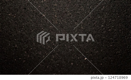 《AI画像》黒い和紙の背景素材 124718969