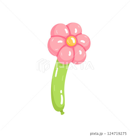 Flower shaped balloon 124719275