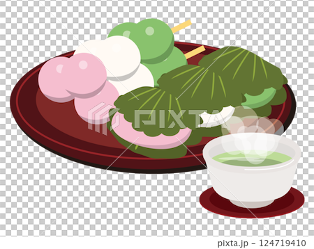 Japanese confectionery 124719410