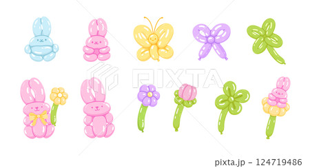 Spring set balloons Spring set balloons 124719486