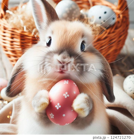 The Easter bunny. 124721270