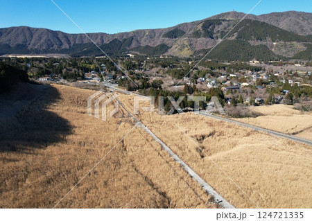 ドローンからの箱根仙石原 124721335
