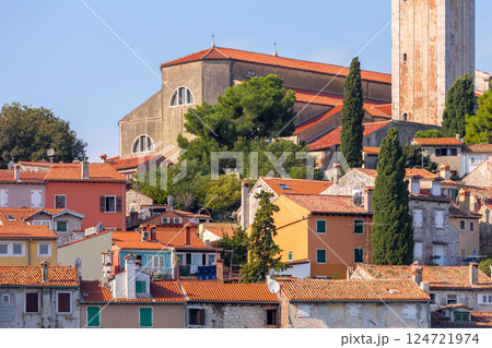 Rovinj, Croatia old town houses 124721974