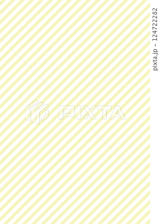 ストライプ斜線パターンの背景イラスト素材　淡い薄い黄色　 124722282