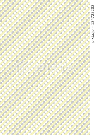 ストライプ斜線パターンの背景イラスト素材　淡い薄い黄色　 124722282