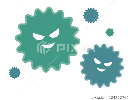 カビのイメージイラスト カビのイメージイラスト 124722763