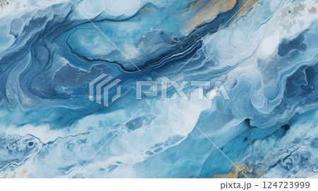 abstract marble texture agate blue, ai 124723999