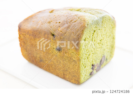 おいしい抹茶味パウンドケーキ 124724186