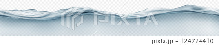 Translucent seamless water wave Translucent seamless water wave 124724410