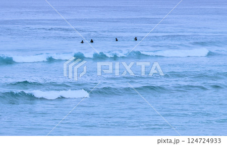surfers waiting for the waves 124724933
