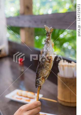 【祖谷名物】鮎の塩焼き【徳島】 124725071