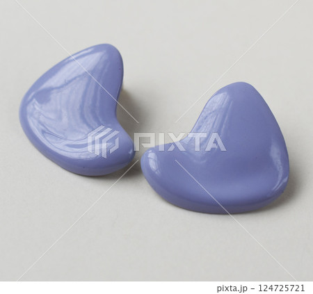 Unique earrings for women on a white background, promotional photo for an online vintage and handmade jewelry store Unique earrings for women on a white background, promotional photo for an online vintage and handmade jewelry store 124725721