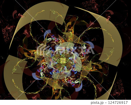 Imaginatory fractal abstract background Image Imaginatory fractal abstract background Image 124726917