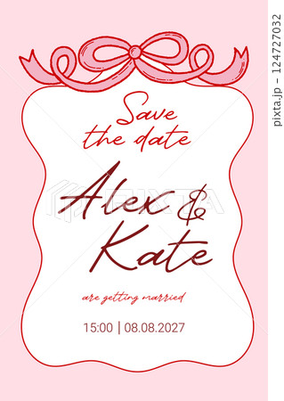 Vintage ribbon frame. cute cards for invitation or holiday. Pretty frames from ribbon with bow different shapes with space for text. Vintage ribbon frame. cute cards for invitation or holiday. Pretty frames from ribbon with bow different shapes with space for text. 124727032