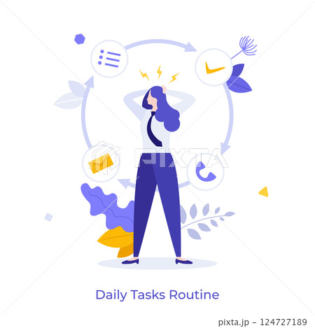 Business Character Concept. Vector Illustration 124727189