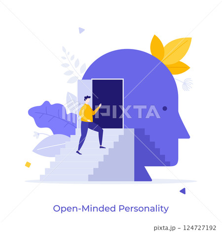 Business Character Concept. Vector Illustration Business Character Concept. Vector Illustration 124727192