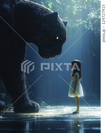 Ethereal Stage Presence with Panther Ally 124727415
