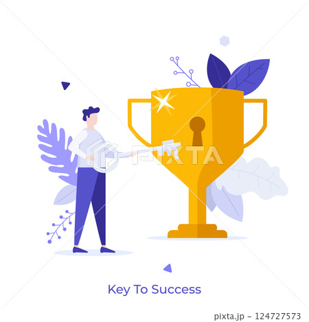 Business Character Concept. Vector Illustration Business Character Concept. Vector Illustration 124727573