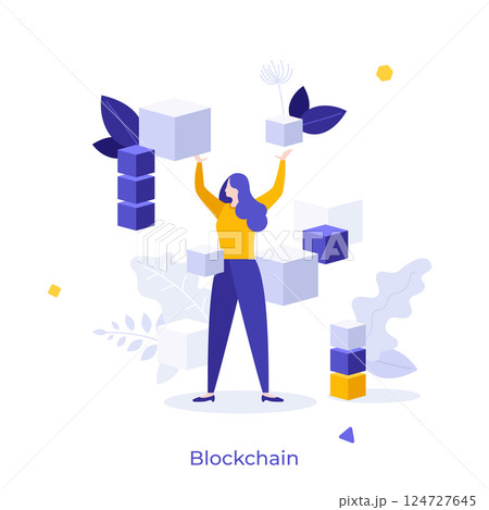 Business Character Concept. Vector Illustration Business Character Concept. Vector Illustration 124727645
