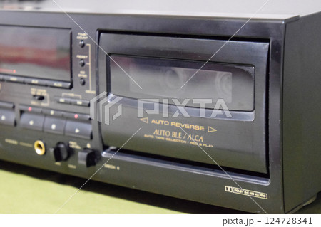 Cassette Deck Pioneer CT-w505r. cassette deck exterior. Cassette Deck Pioneer CT-w505r. cassette deck exterior. 124728341